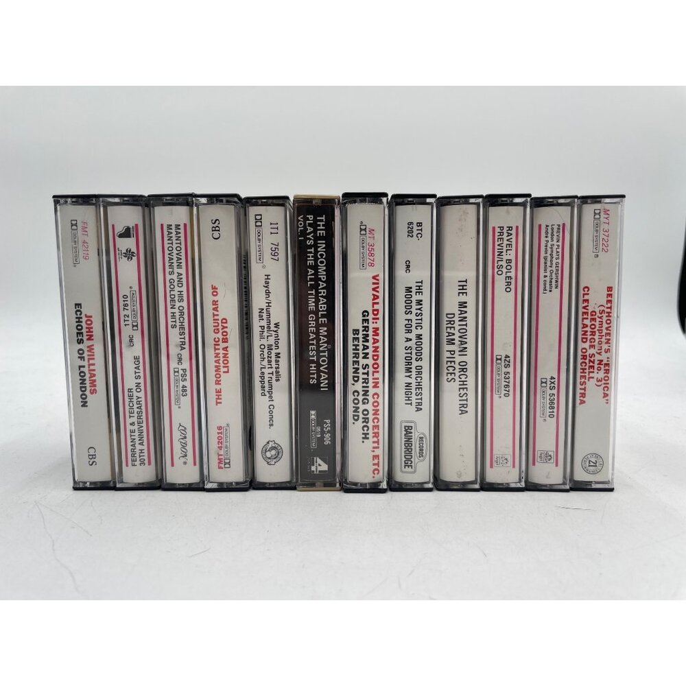 Symphonies Concertos Orchestras Beethoven Bolero Vivaldi 12 Cassettes